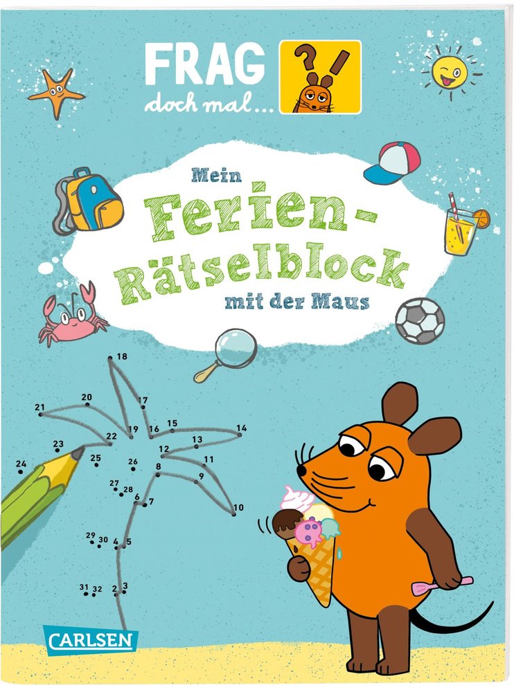 Frag doch mal ... die Maus: Mein Ferien-Rätselblock mit der Maus