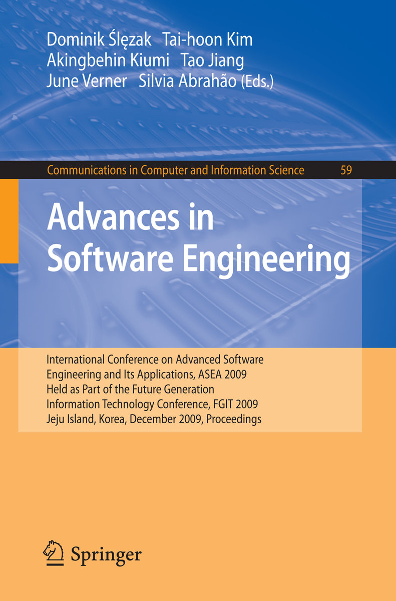 Advances in Software Engineering