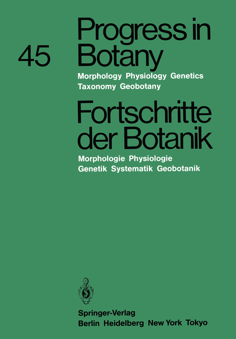 Progress in Botany / Fortschritte der Botanik