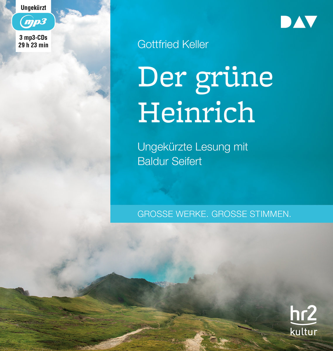 Der grüne Heinrich, 3 Audio-CD, 3 MP3