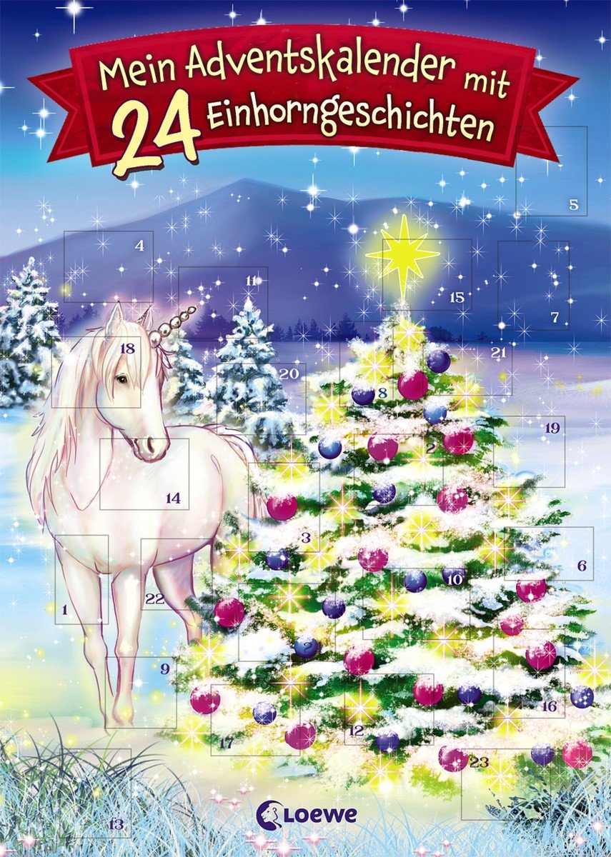 Mein Adventskalender mit 24 Einhorngeschichten