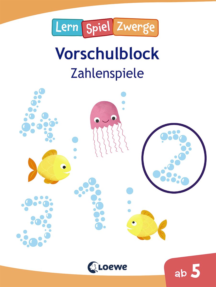 LernSpielZwerge Vorschulblock - Zahlenspiele