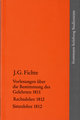 Johann Gottlieb Fichte: Die späten wissenschaftlichen Vorlesungen / III: 1811-1812 - Johann Gottlieb Fichte: Die späten wissenschaftlichen Vorlesungen