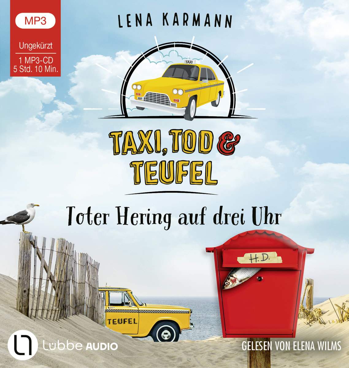 Taxi, Tod und Teufel - Toter Hering auf drei Uhr, 1 Audio-CD, 1 MP3