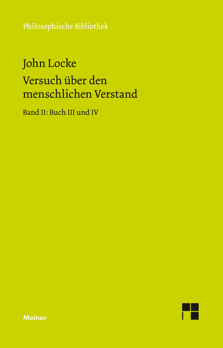 Versuch über den menschlichen Verstand. Band II Tl.2