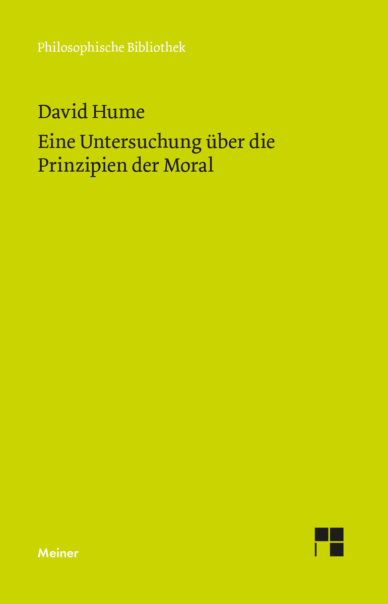 Eine Untersuchung über die Prinzipien der Moral