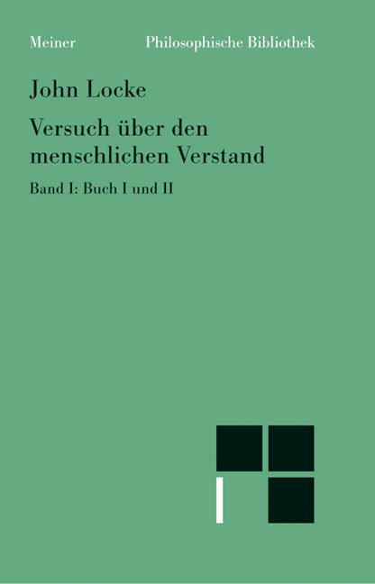 Versuch über den menschlichen Verstand. Band I Tl.1