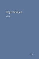 Hegel-Studien Band 38