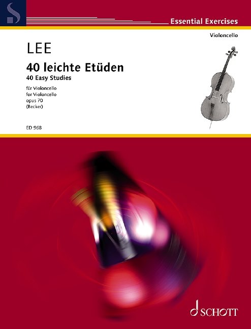 40 leichte Etüden in der ersten Lage op.70, Violoncello