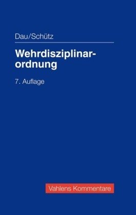 Wehrdisziplinarordnung (WDO), Kommentar