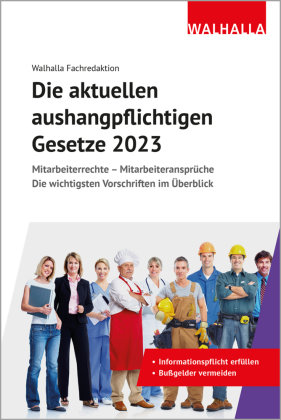 Die aktuellen aushangpflichtigen Gesetze 2023