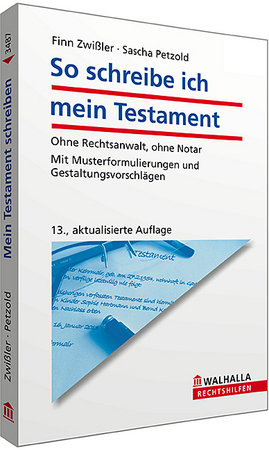 So schreibe ich mein Testament