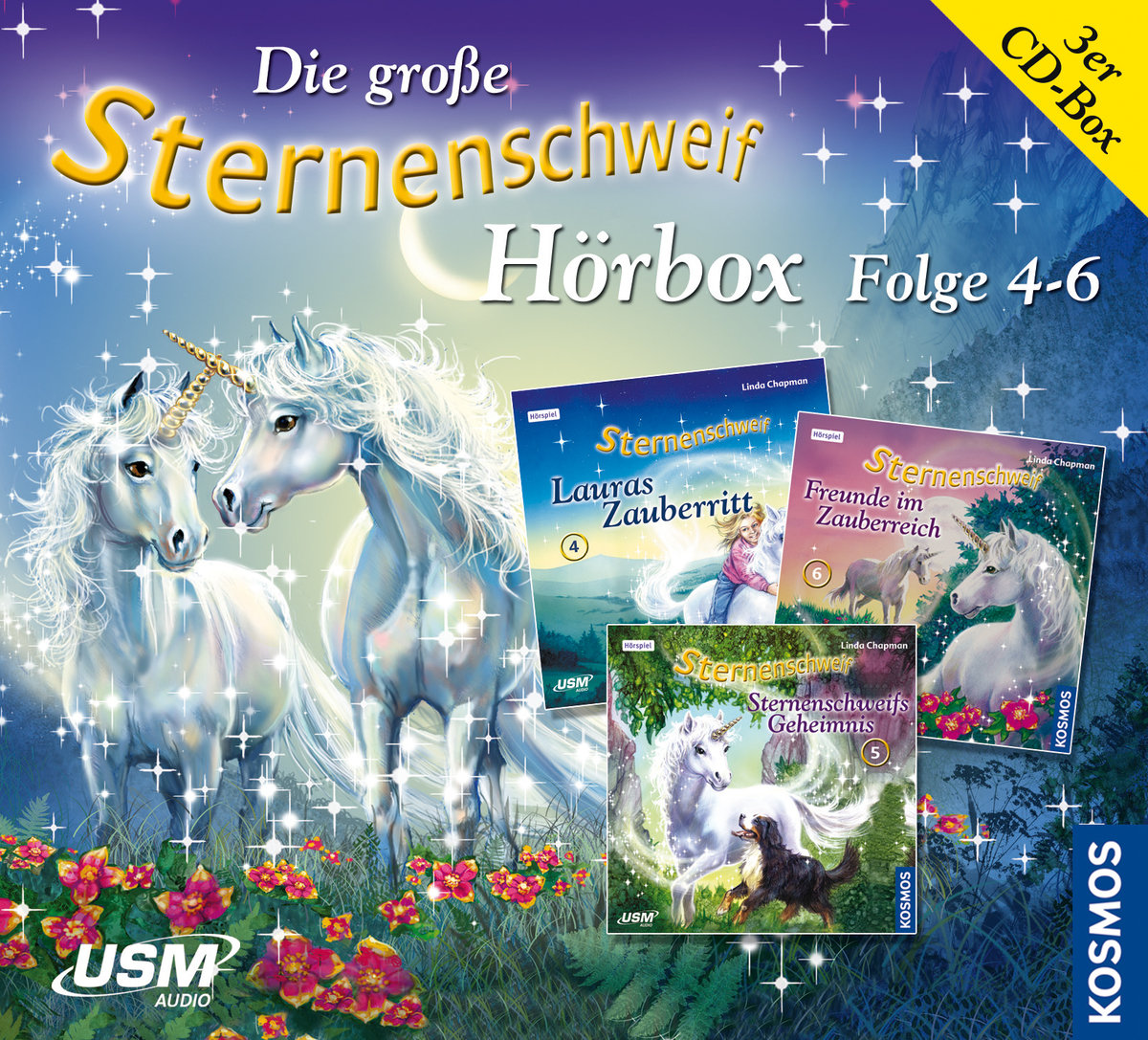 Die große Sternenschweif Hörbox Folgen 4-6 (3 Audio CDs), 3 Audio-CD Folge. 4-6