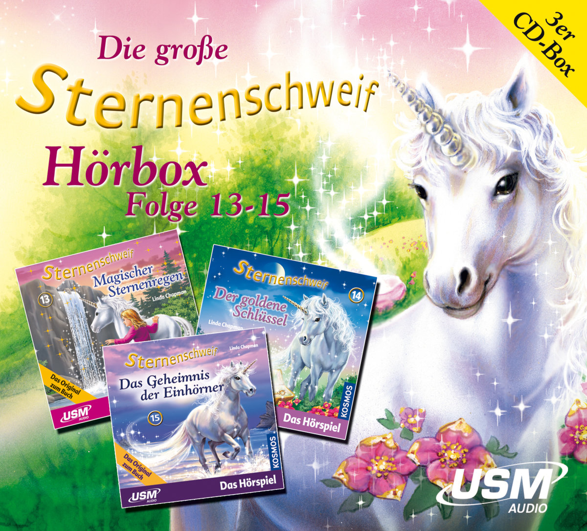 Die große Sternenschweif Hörbox Folgen 13-15, 3 Audio-CD Folge.13-15