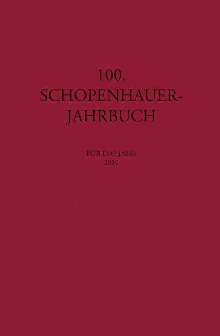 100. Schopenhauer Jahrbuch