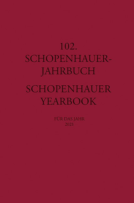 102. Schopenhauer Jahrbuch