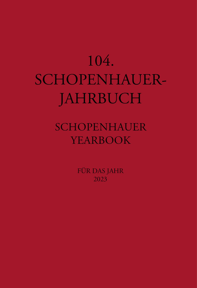 104. Schopenhauer Jahrbuch