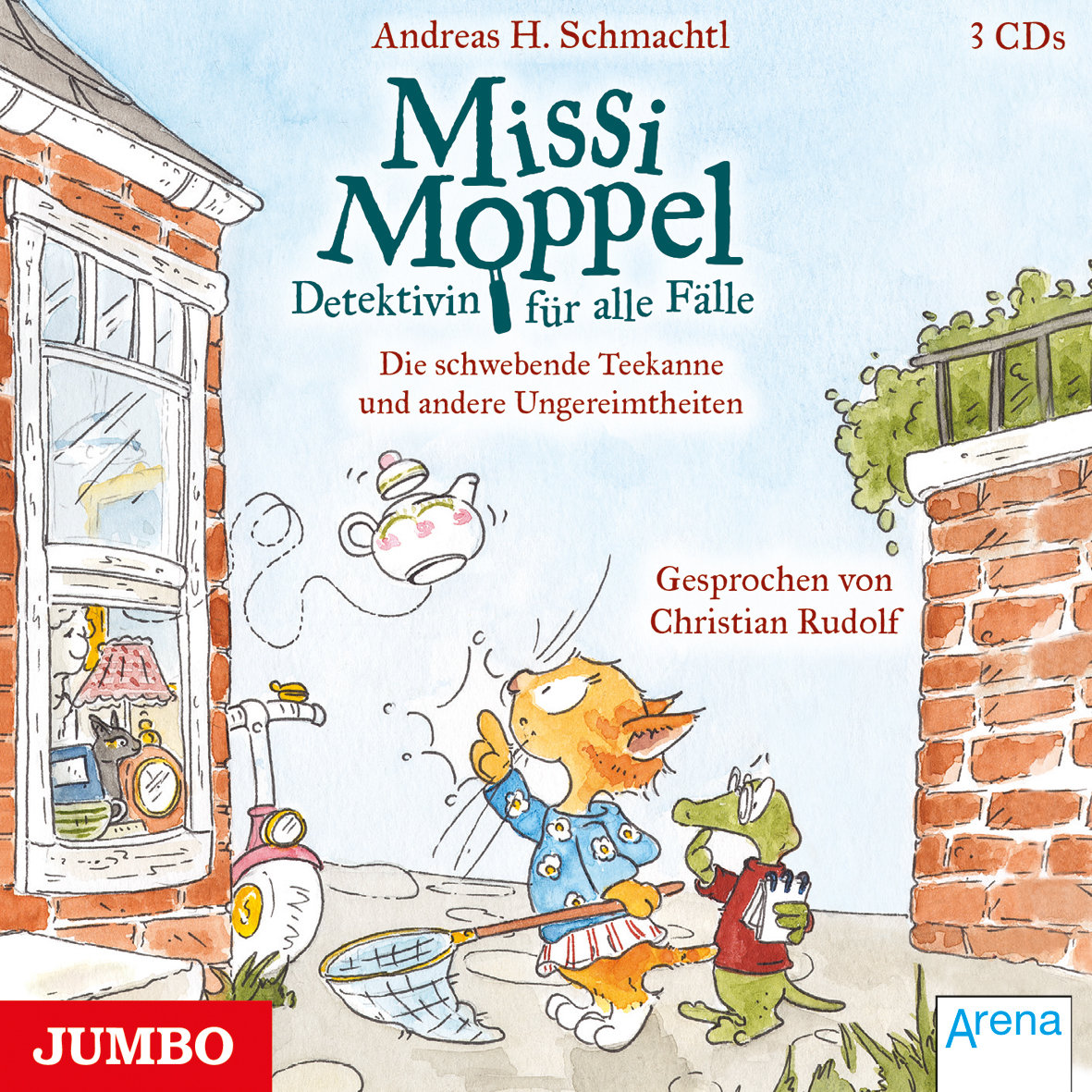 Missi Moppel. Die schwebende Teekanne und andere Ungereimtheiten, 3 Audio-CD