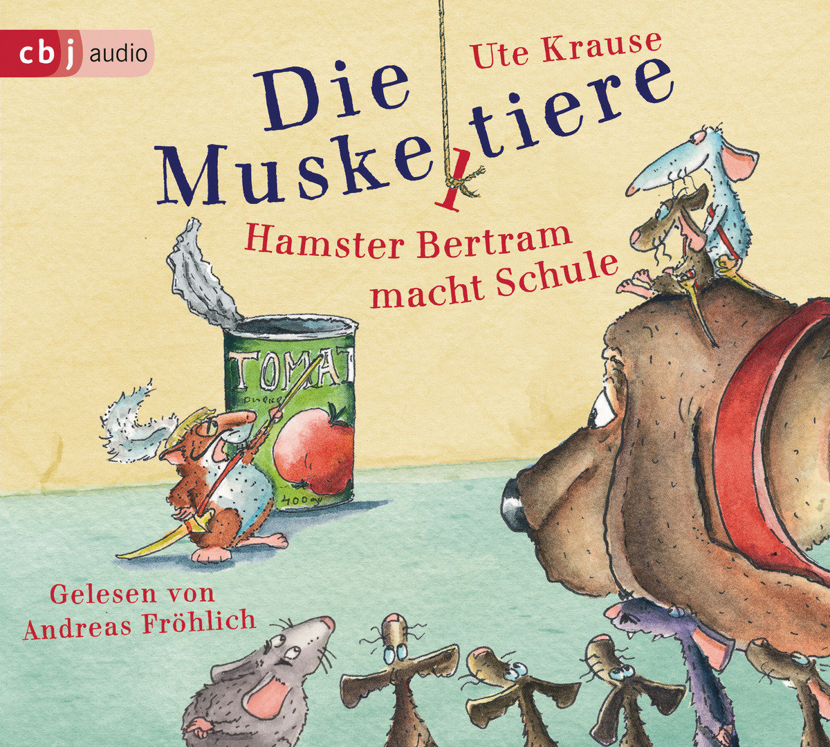 Die Muskeltiere - Hamster Bertram macht Schule, 2 Audio-CD