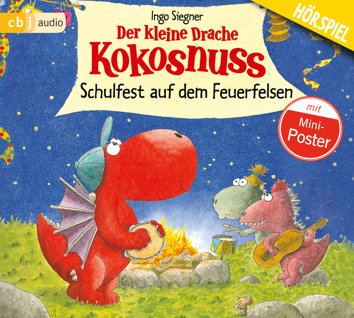 Der kleine Drache Kokosnuss, Schulfest auf dem Feuerfelsen, Audio-CD