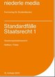 Standardfälle Staatsrecht 1 - Staatsorganisationsrecht - 2023 Tl.1