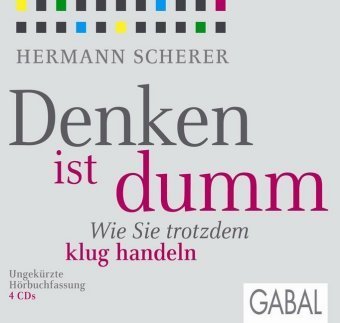 Denken ist dumm, 4 Audio-CD