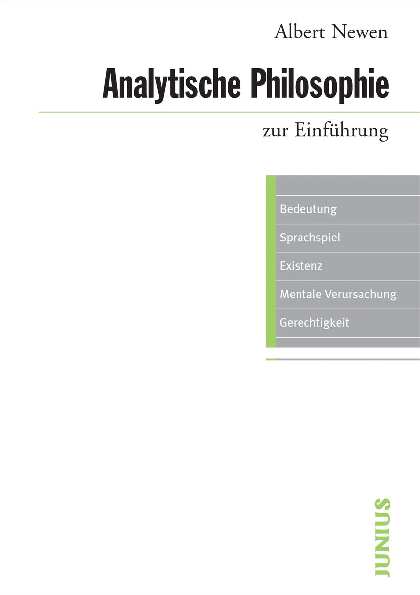 Analytische Philosophie zur Einführung