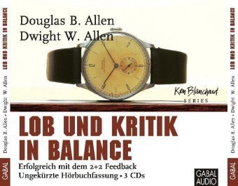 Lob und Kritik in Balance, 3 Audio-CD