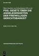 §§ 71-200 FGG - FGG. Gesetz über die Angelegenheiten der freiwilligen Gerichtsbarkeit