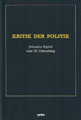 Kritik der Politik