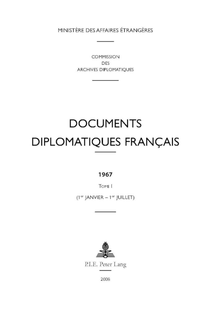 Documents diplomatiques français