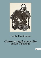 Communauté et société selon Tönnies