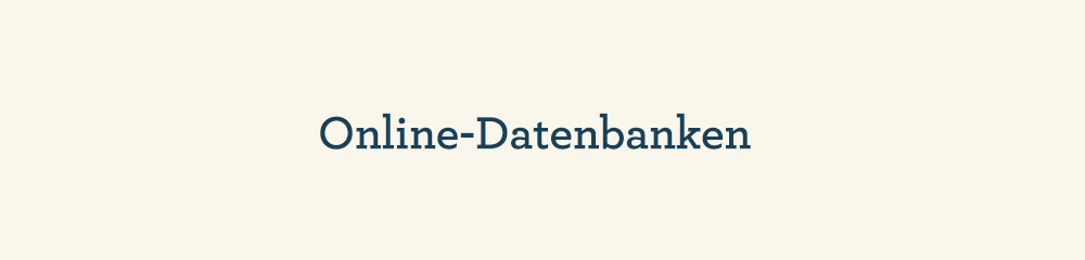 Online-Datenbanken